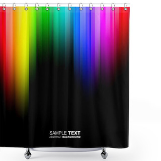 Personality  Abstract Rainbow Background With Place For Text Shower Curtains
