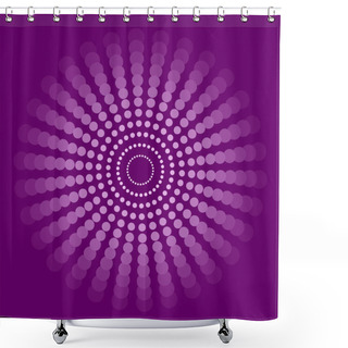 Personality  Pink Dots Shower Curtains
