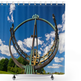 Personality  Sculptures In Vigeland Park Oslo Norway Shower Curtains