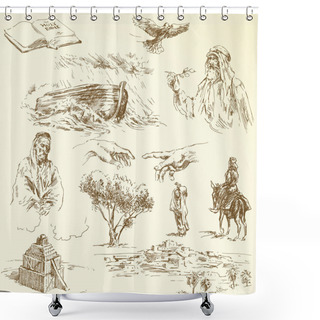 Personality  Old Testament Shower Curtains