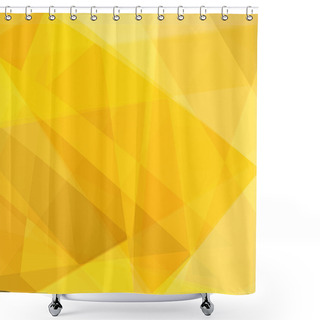 Personality  Yellow Abstract Background Shower Curtains