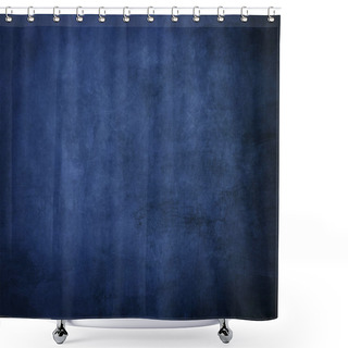 Personality  Dark Blue Grungy Distressed Canvas Bacground  Shower Curtains