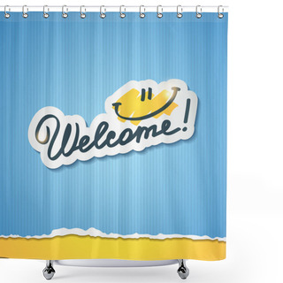 Personality  Welcome Shower Curtains