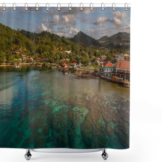 Personality  Port Of Roatan In The Hondures Shower Curtains