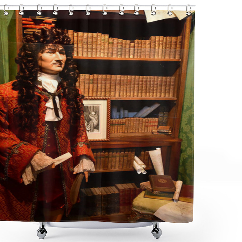 Personality  Choisel, France - May 6 2018 : Charles Perrault Tale In The Breteuil Castle  Shower Curtains