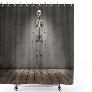 Personality  Skeleton Shower Curtains