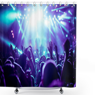 Personality  Enjoying Great Concert Shower Curtains