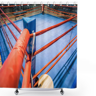 Personality  Boxing Ring Arena In Gym Before Action Shower Curtains