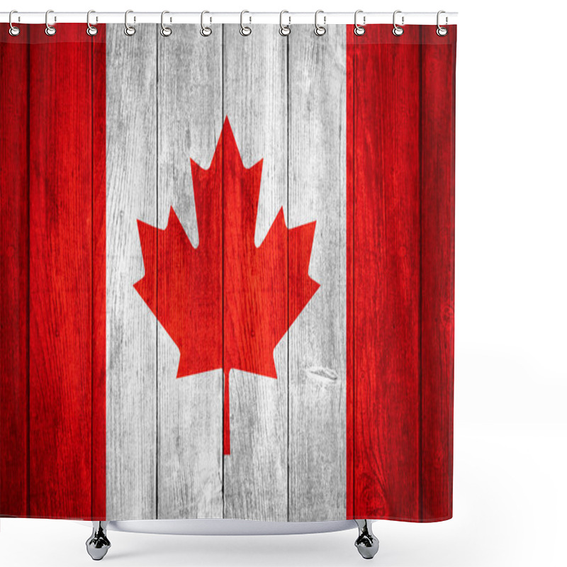 Personality  Canada Flag Shower Curtains