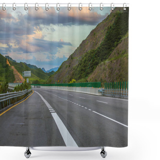 Personality  The Highway Shower Curtains