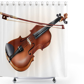 Personality  Classical Violin Shower Curtains