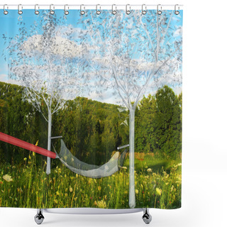 Personality  Plan Your Relax In The Nature Shower Curtains