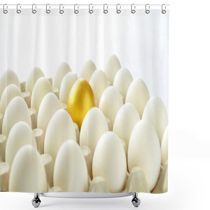 Personality  Surprise - Golden Egg Shower Curtains