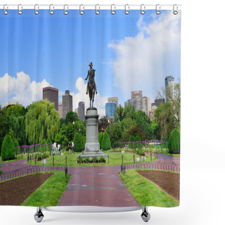 Personality  Boston Shower Curtains