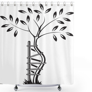 Personality  The Symbol Of Orthopedics Shower Curtains