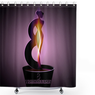 Personality  March 8 Shower Curtains