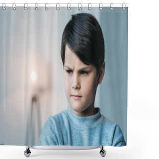 Personality  Little Offended Boy  Shower Curtains