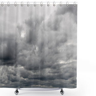 Personality  Overcast Sky Background Shower Curtains
