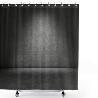 Personality  Concrete Wall Shower Curtains