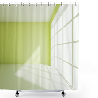 Personality  Green Big Room Shower Curtains