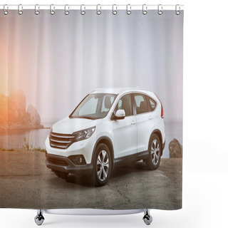 Personality  Japan Car Shower Curtains
