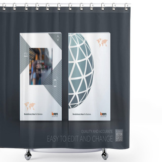 Personality  Brochure Template Layout, Cover Design Annual Report, Magazine, Shower Curtains