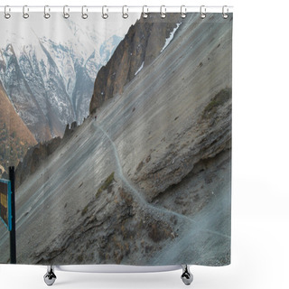 Personality  Snowy Tibetan Mountains Shower Curtains