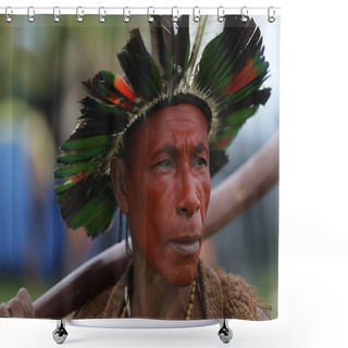 Personality  Indigenous Tribe Of Bahia Shower Curtains