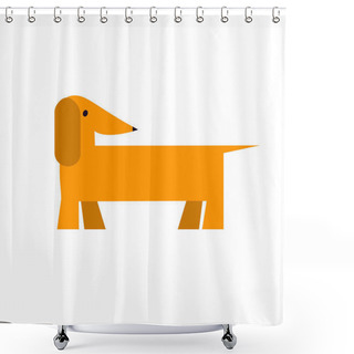 Personality  Design Of Funny Dog Shower Curtains