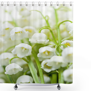 Personality  Lily-of-the-valley Flowers Shower Curtains