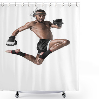 Personality  Muay Thai Fighter  Shower Curtains