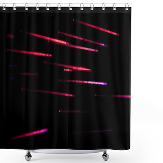 Personality  Optical Fibers Shower Curtains