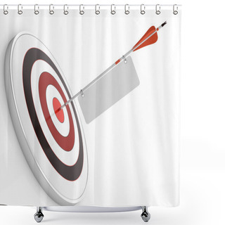 Personality  Dart And Target Shower Curtains