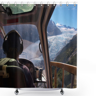 Personality  Helicopter Pilot Shower Curtains