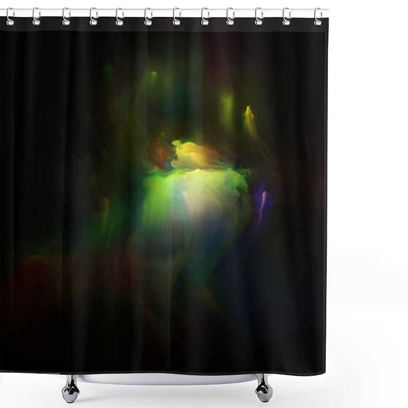 Personality  Intricate Fractal Brush Shower Curtains