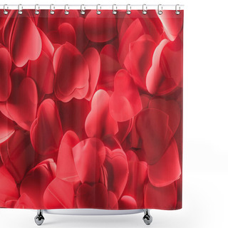 Personality  Beautiful Decorative Red Hearts, Valentines Day Background    Shower Curtains