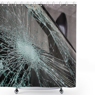 Personality  Broken Glass Shower Curtains