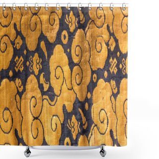 Personality  Vintage Traditional Japanese Silk Kimono Japan Pattern On Decora Shower Curtains