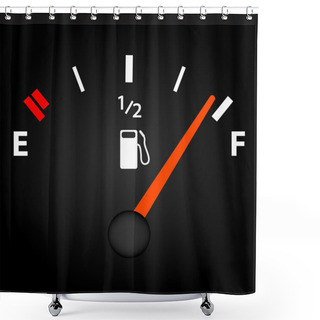 Personality  Gas Gage Shower Curtains