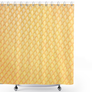Personality  Wafer Background Shower Curtains