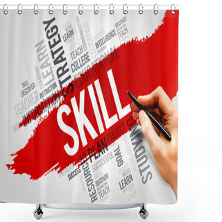 Personality  SKILL Shower Curtains
