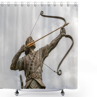 Personality  Aresh The Archer Shower Curtains