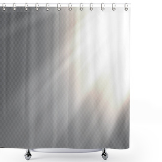 Personality  Vector Transparent Sunlight Special Lens Flare Light Effect Shower Curtains