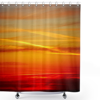 Personality  Sky After Sunset - Background Shower Curtains