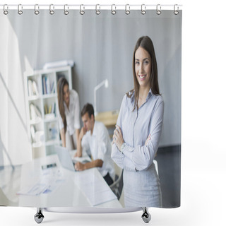 Personality  People Working Together Shower Curtains