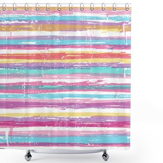Personality  Striped Seamless Pattern Shower Curtains