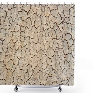 Personality  Dry And Cracked Ground Shower Curtains