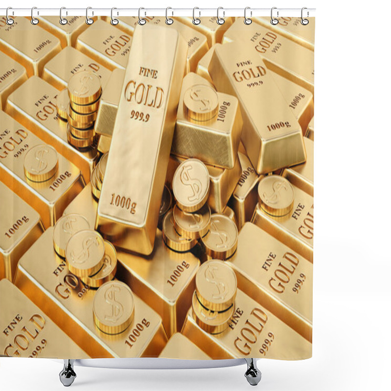 Personality  bullion shower curtains