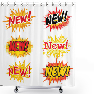 Personality  NEW. Comics Speech Bubbles Shower Curtains
