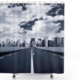Personality  Open Road Shower Curtains